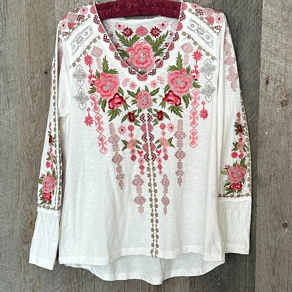 Sundance Embroidered Floral Shirt - Picture 3 of 6